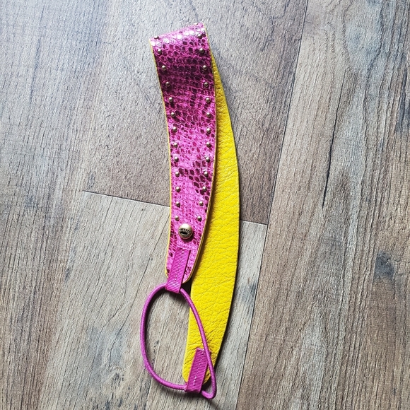 3 Juicy Couture 100% Leather Headbands - Picture 5 of 8